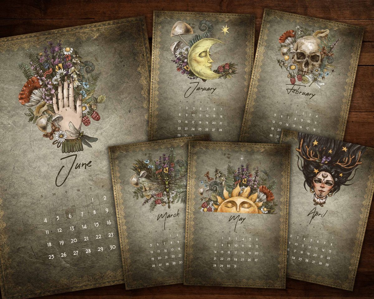 2023 Wall Calendar Monthly Posters
