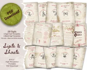 28 Sigils and Shoals for Protection, Love, Wealth, Empowerment