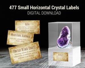 477 Small Horizontal Witchcraft Crystal Cards
