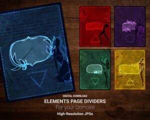 Elemental magick cover pages pack