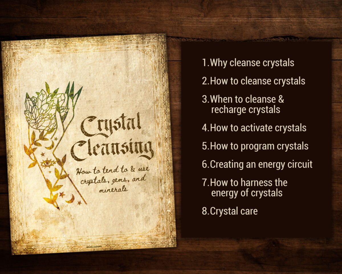 Crystal cleansing pack