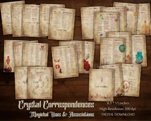 Crystal Correspondences Properties and uses in witchcraft