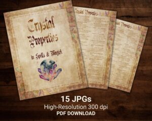 Crystals magickal properties for crystal healing and witchcraft
