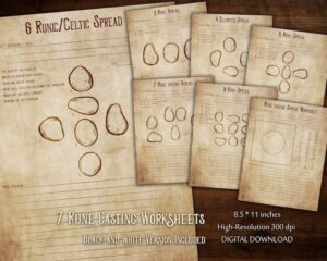 Runestones Casting Spreads WorkSheet